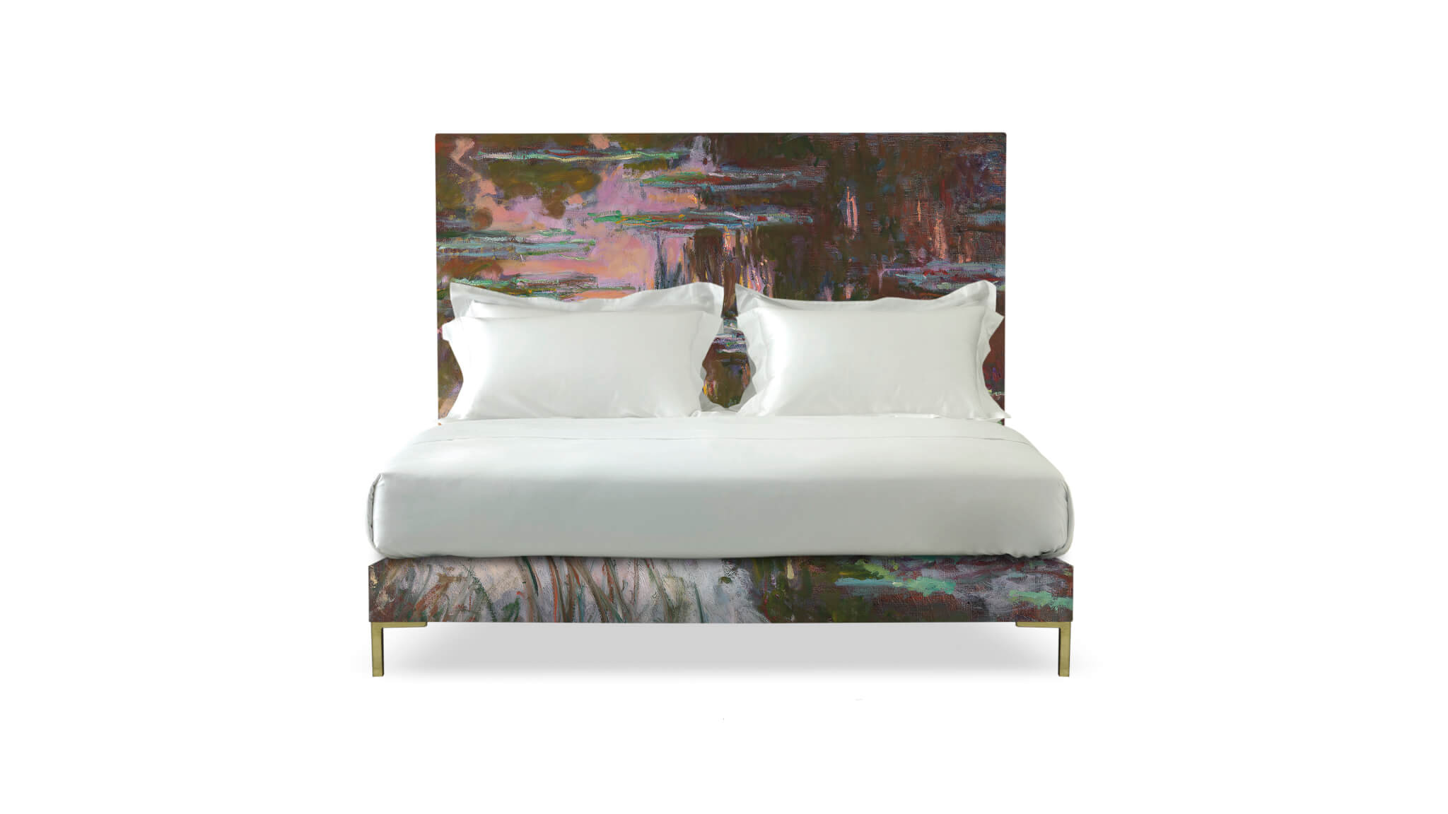 國家美術館協作計畫 - Claude Monet, Water-Lilies, Setting Sun 床具