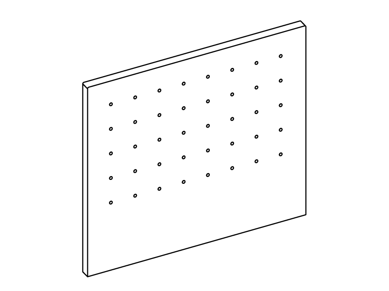 Drawing of the Holly headboard