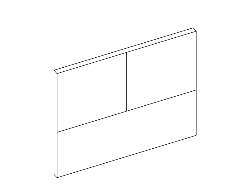 Outline of the Lottie headboard